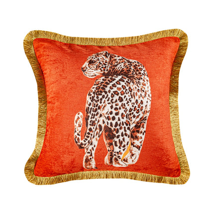 Fashion Leopard Sofa Waist Cushion Tide Brand Pillowcase - Wnkrs