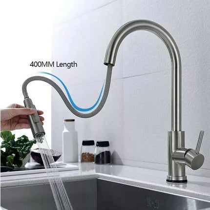 Kitchen Faucet with Pull-Out Sprayer - Wnkrs