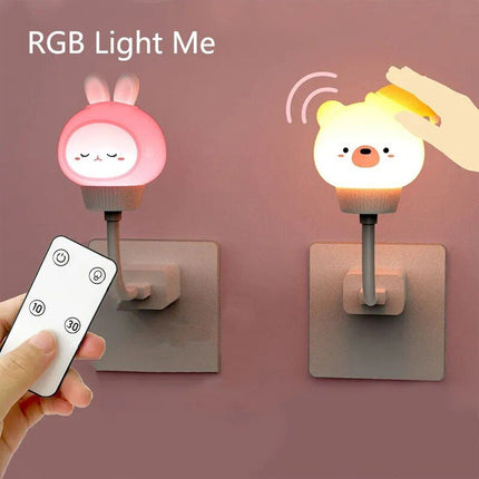 Adjustable Brightness Cartoon Night Light with Remote - Wnkrs