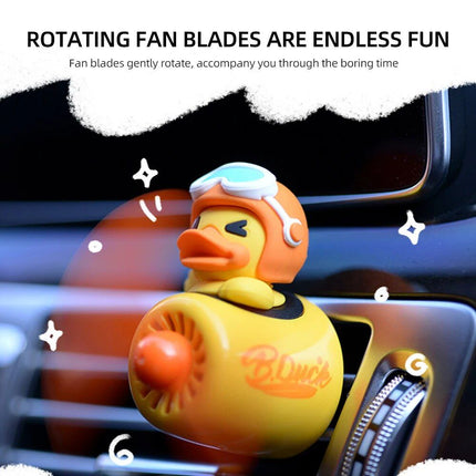 Duck Pilot Car Air Freshener with Rotating Propeller - Wnkrs