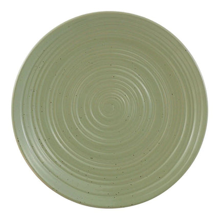 16-Piece Sage Green Artisanal Stoneware Dinnerware Set - Wnkrs