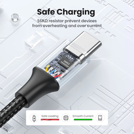 Câble de charge rapide USB-C 3A