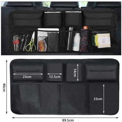 Universal Car Trunk Organizer with Adjustable Backseat Storage Bag - Wnkrs