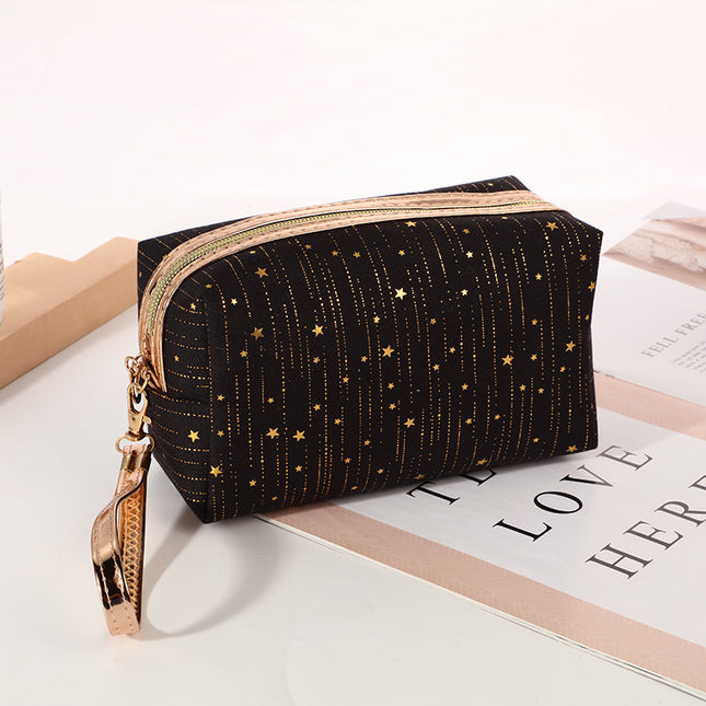 Trousse de toilette et de maquillage Bling Stars élégante pour femme