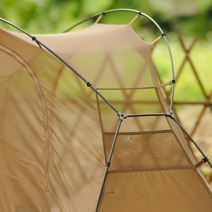 Tente de camping légère en plein air avec moustiquaire et poteaux en aluminium