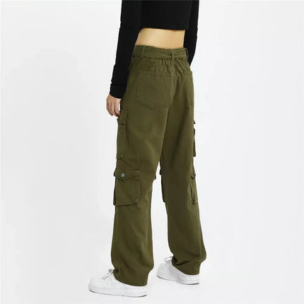 Pantalon cargo vert armée