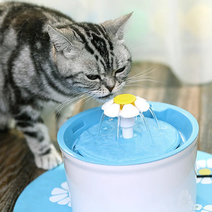 Fuente de agua automática para perros y gatos de 1,6 l