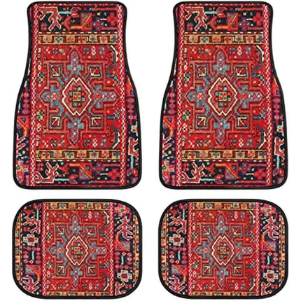 Persian Rug-Style Car Floor Mats - A Set of 4 - Wnkrs