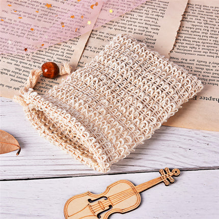 Pochette de rangement pour savon en sisal écologique