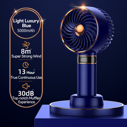 Portable 5000mAh Handheld Mini Air Conditioner Fan