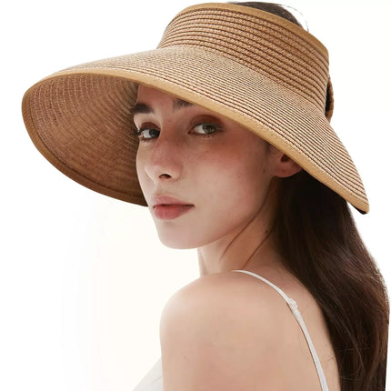 Chapeau pare-soleil pliable à paillettes – Protection UV, casquette d'extérieur respirante et élégante