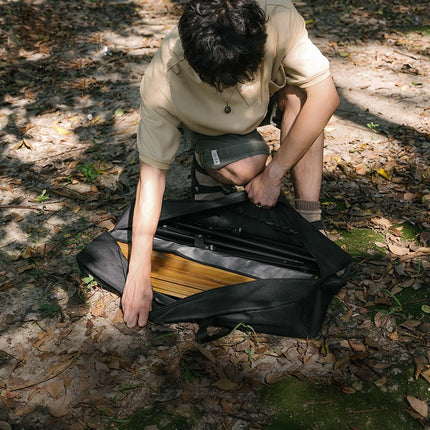 Mesa de camping portátil plegable de aluminio