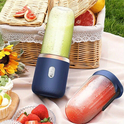 Electric Juice Maker Portable Blender Smoothie Mini Juicer Fruit Machine 400ml - Wnkrs