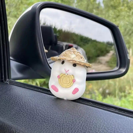 Cute Hamster Dashboard Doll Decoration - Wnkrs