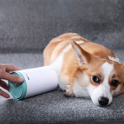 Vaso limpiador portátil para patas de mascotas con cerdas de silicona suave para lavar las patas fácilmente