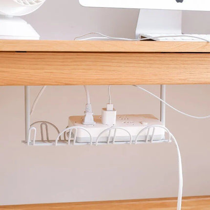 Multi-Functional Desk Organizer with Cable Management and Storage Rack - Wnkrs