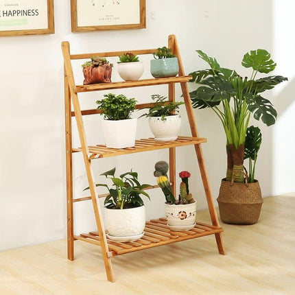 3-Tier Bamboo Plant Stand - Wnkrs