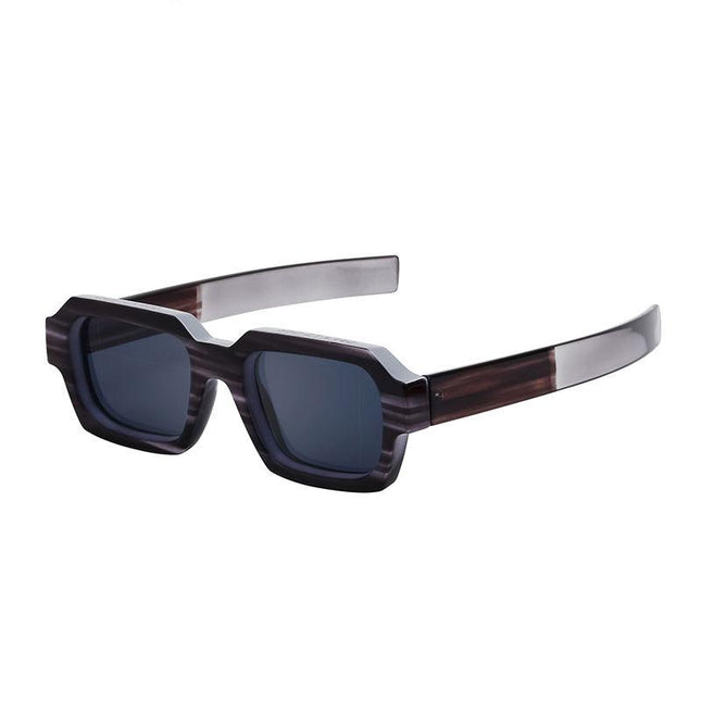 Lunettes de soleil rectangulaires rétro élégantes