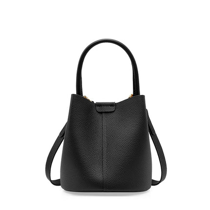 Bolso tipo cubo de piel para mujer