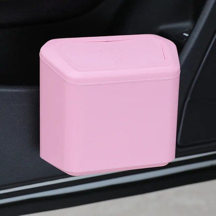 Compact Pressing Car Trash Bin - Wnkrs