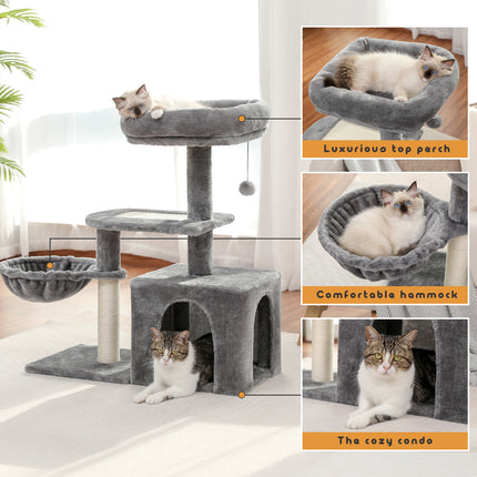 Árbol para gatos compacto de 31,5"