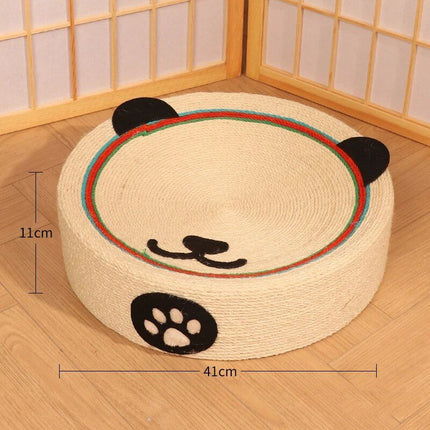 Deluxe Round Cat Scratching Pad - Wnkrs