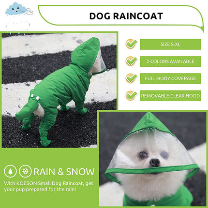 Chubasquero impermeable para perros