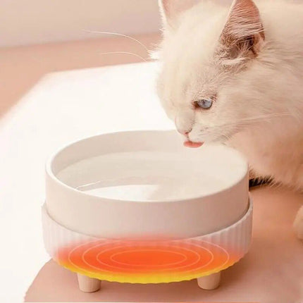 Eco-Friendly USB Rechargeable Heated Pet Water Bowl for All Dog Breeds - Wnkrs