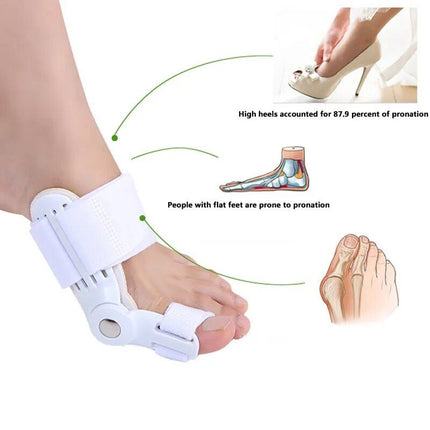 ComfortAlign 2Pcs Hallux Valgus and Bunion Corrector – Orthopedic Toe Separator and Foot Care Solution - Wnkrs