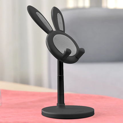 Support réglable pour téléphone et tablette en forme de lapin mignon