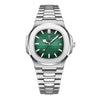 Silver/Green