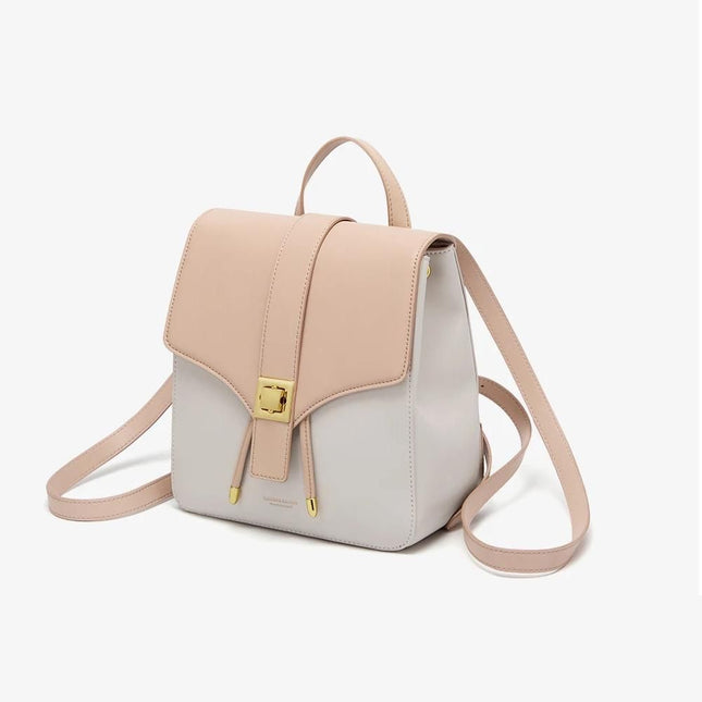 Mochila elegante de piel de vaca