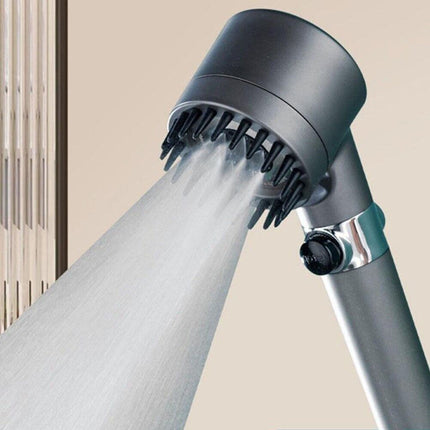 High-Pressure 3-Mode Adjustable Shower Head with Water-Saving Filter - Portable Bathroom Accessory - Wnkrs