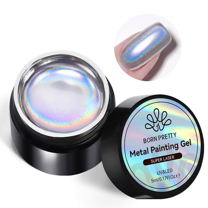 Super Holographic Metallic Painting Nail Gel