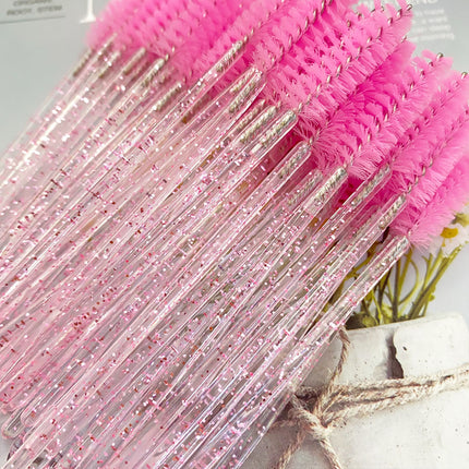 Brosses à cils jetables en cristal