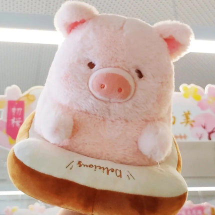 Kawaii Lulu Pig Bread Plush Toy - Adorable Stuffed Animals for Kids - Wnkrs