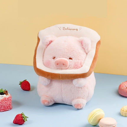 Kawaii Lulu Pig Bread Plush Toy - Adorable Stuffed Animals for Kids - Wnkrs