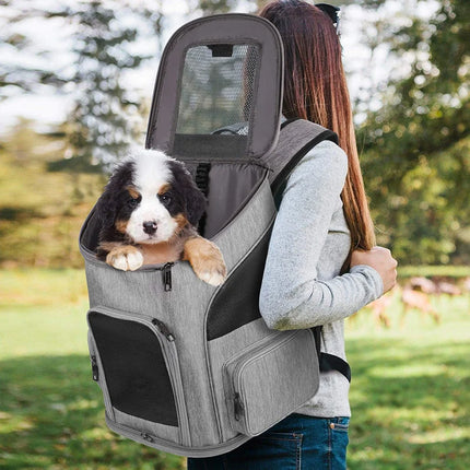 Mochila transpirable de primera calidad para perros y gatos pequeños