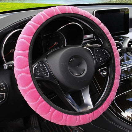 Soft Winter Warm Plush Car Steering Wheel Cover - Wnkrs