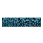 Fond bleu plat / 120x32cm