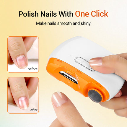 Coupe-ongles électrique rechargeable et outil de polissage