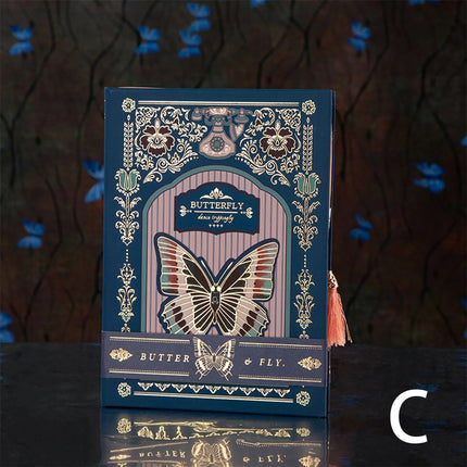 Classic Gothic Butterfly Series Diary Notebook - Wnkrs
