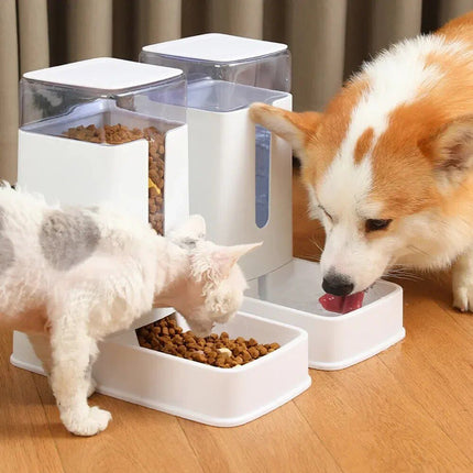 Automatic Pet Feeder & Water Dispenser Set - 3.5L - Wnkrs