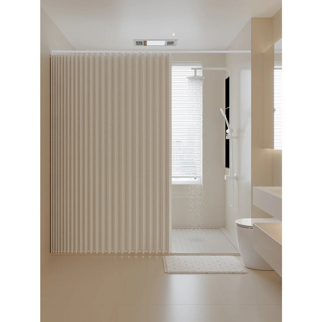 Cortina de ducha plegable impermeable para baños