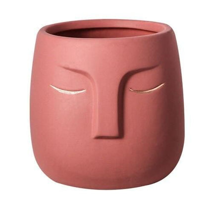 Charming European Style Ceramic Head Vase - Wnkrs