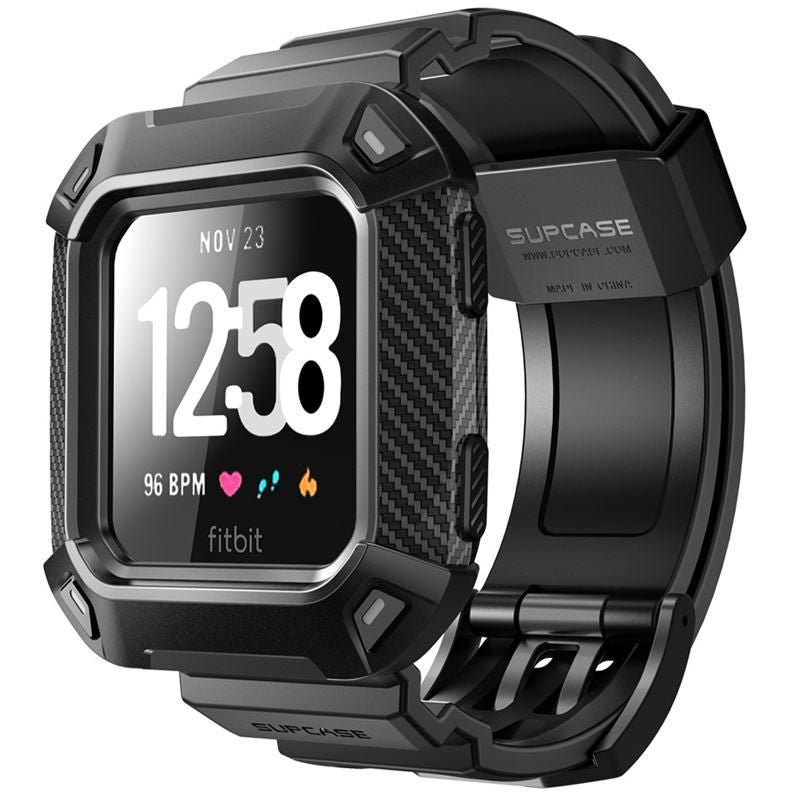 Rugged Protective Wristband Case for Fitbit Versa & Versa Lite