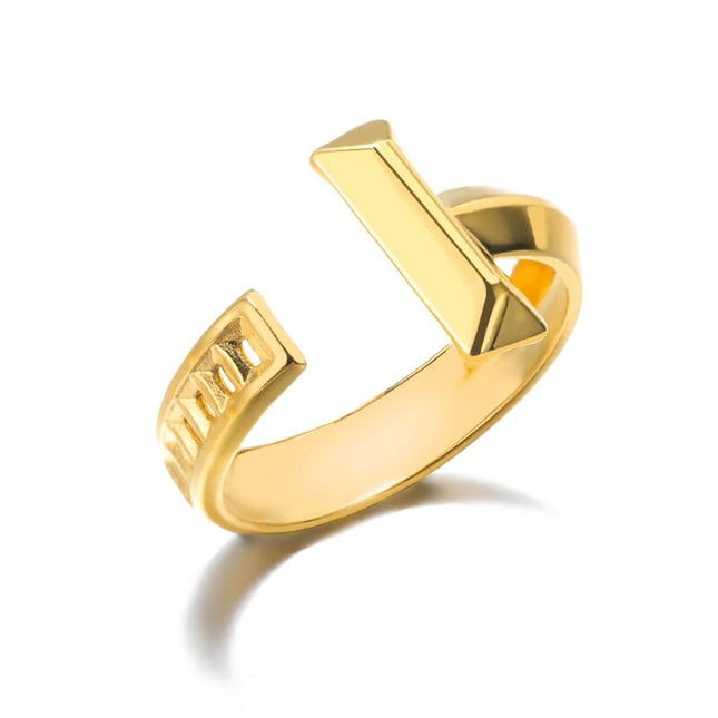 Anillos minimalistas elegantes de acero inoxidable para mujer
