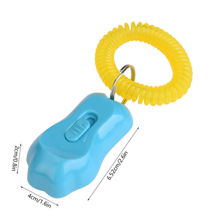 Adjustable Dog Training Clicker with Sound Control & Wrist Strap