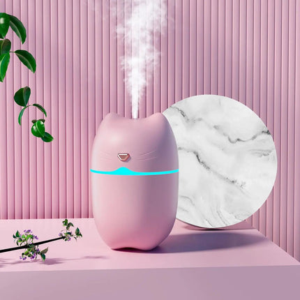 Humidificateur de voiture compact ultra-silencieux avec grande capacité et fonction d'aromathérapie