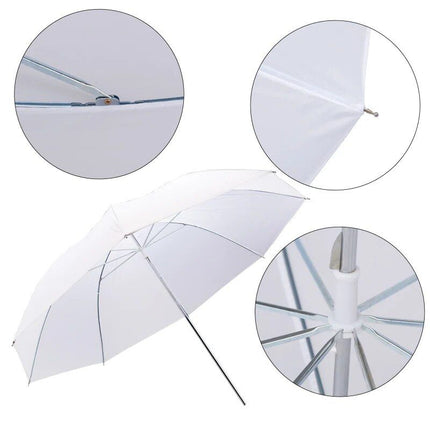 33" Soft Umbrella White Translucent 4-Pack for Studio Photography Lighting - Wnkrs